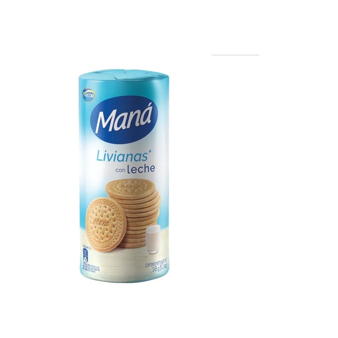 Galletitas livianas con leche Mana 136 gramos