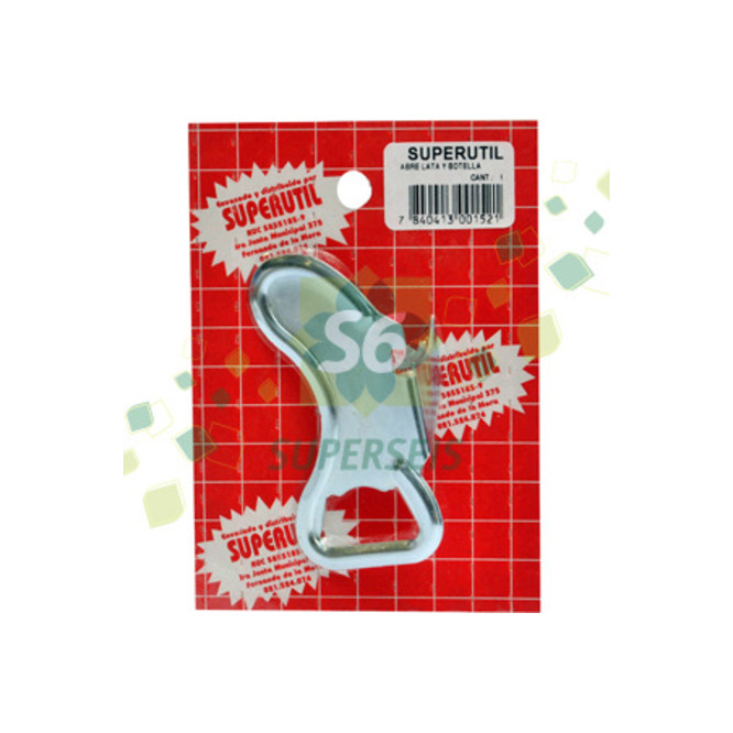 Abrelatas y botella Superútil 1 unidad