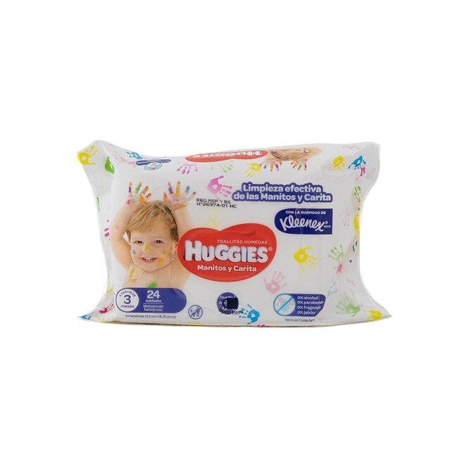TOALLITAS HUMEDAS P/MANITOS Y CARITAS 24