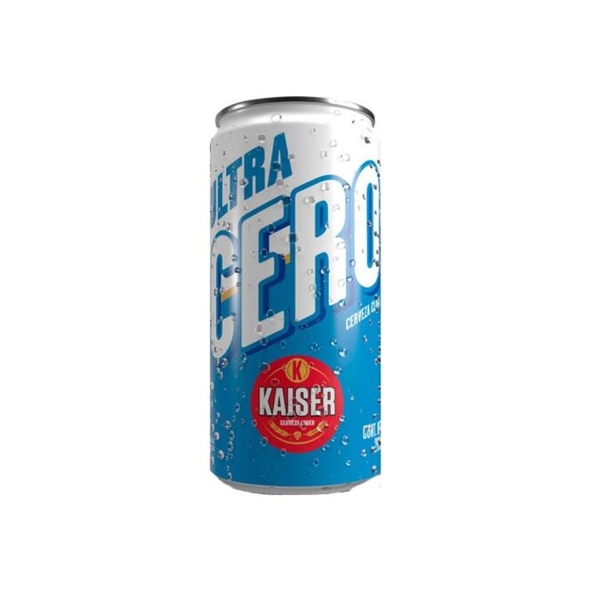 Cerveza ultra cero en lata Kaiser 269 ml