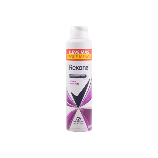 Antitranspirante active emotion Rexona 250 ml
