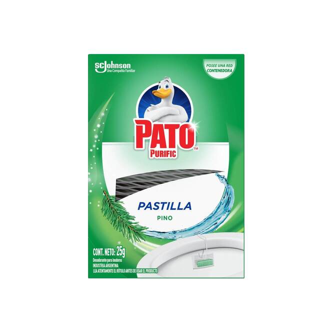 Pastilla para inodoro aroma pino Pato 25 gramos