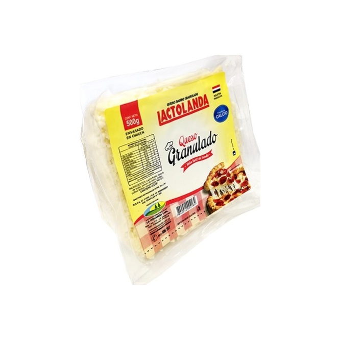 Queso dambo granulado paquete Lactolanda 500 gramos