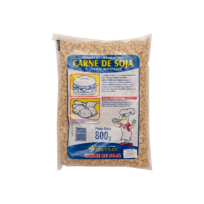 CARNE D/SOJA TEXTILES  PAQ 800GR