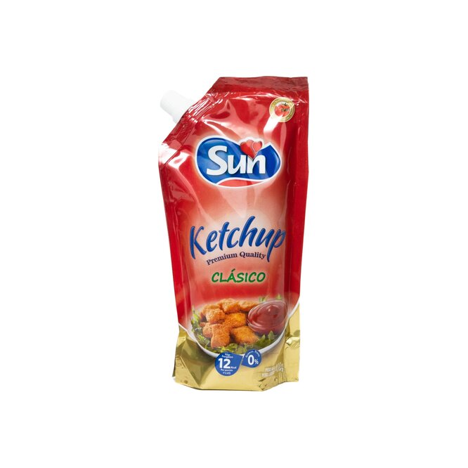 KETCHUP CLASICO 400GR SUN C/PICO DOYPACK