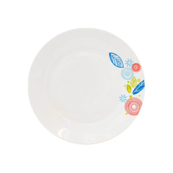 PLATO DE PORCELANA PLAYO CON DISEÑO MAST