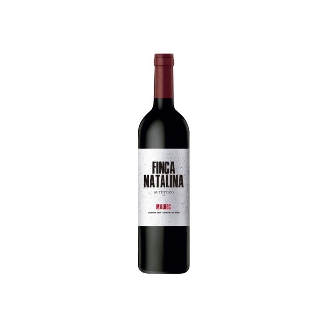 Vino tinto Malbec botella Finca Natalia 750 ml