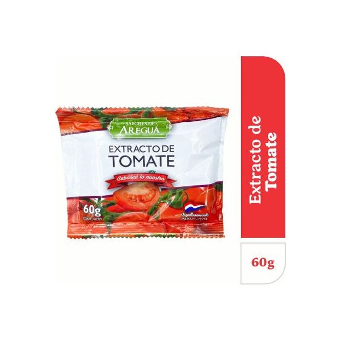 Extracto de tomate Sabores de Areguá 60 gramos