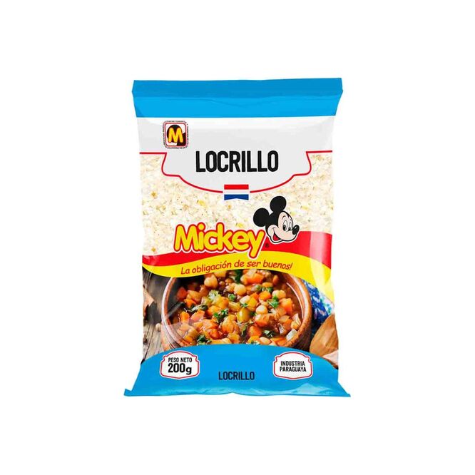 Locrillo en paquete Mickey 200 gramos