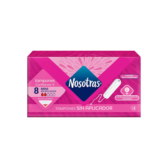 Tampones mini sin aplicador Nosotras 8 unidades
