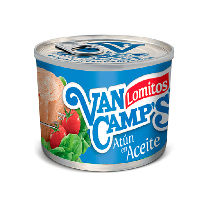 Lomitos de atún en aceite Van Camps 140 gramos