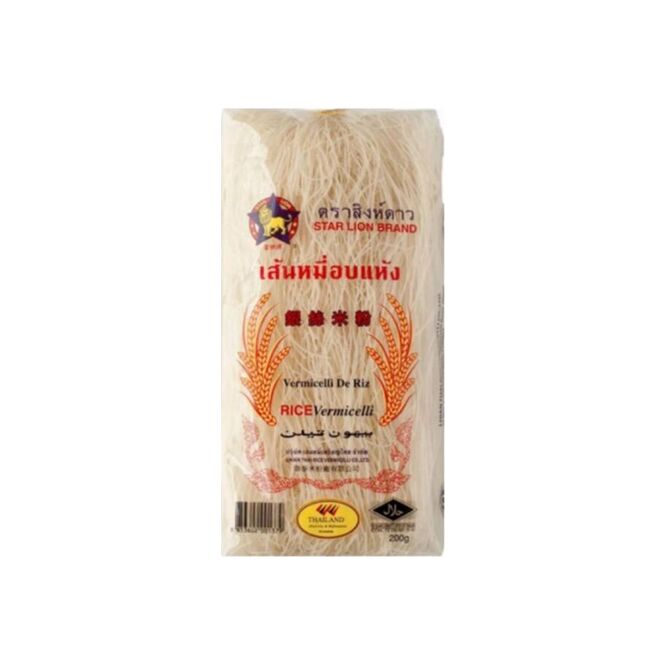 Fideo de arroz seco Star Lion 200 gramos