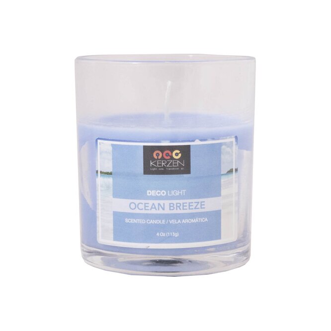 Vela aroma ocean breeze en paquete Kerzen 113 gramos