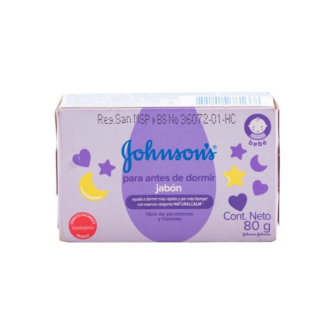 Jabón para antes de dormir Johnson’s 80 gramos