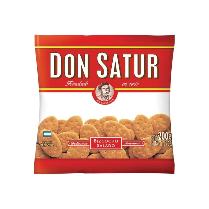 Bizcocho salado Don Satur 200 gramos