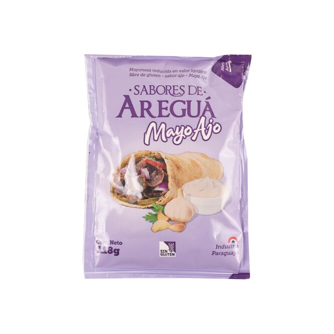 Mayonesa Mayo Ajo Sabores de Areguá 118 gramos