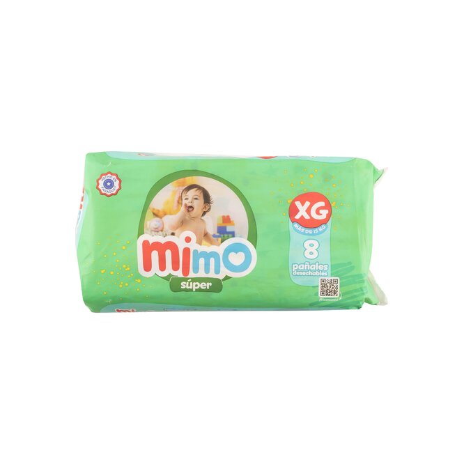 Pañal super extra G Mimo 8 unidades