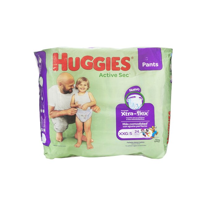 PAÑALES DES XXG HUGGIES ACT SEC PANTS 24