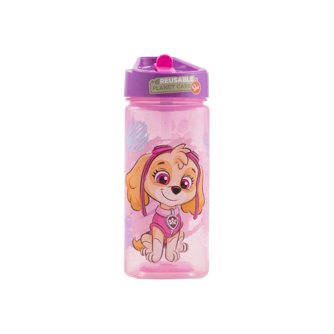 BOTELLA STOR PAW PATROL ROSA 530 ML