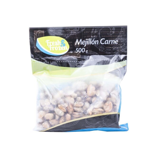 Mejillón Carne en Paquete Fresh & Frozen 500 gramos