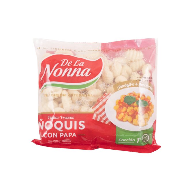 Pastas frescas ñoquis con papa de la Nonna 500 gramos