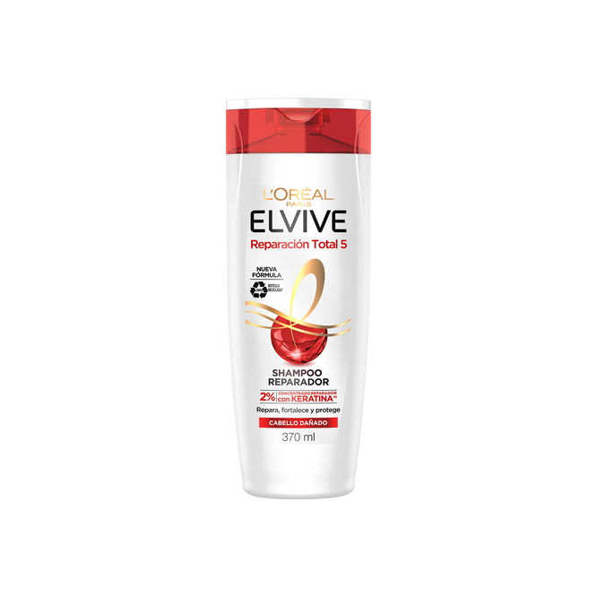 Shampoo reparación total 5 L'Oreal 370 ml