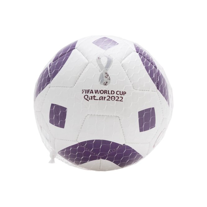Pelota qatar violeta blanca nro 5 fifa 1 unidad