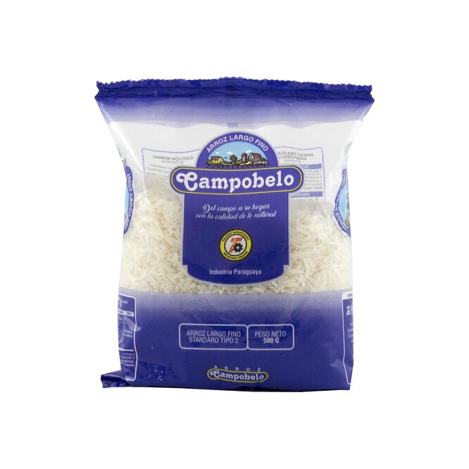 Arroz tipo 2 paquete Campobello 500 gramos
