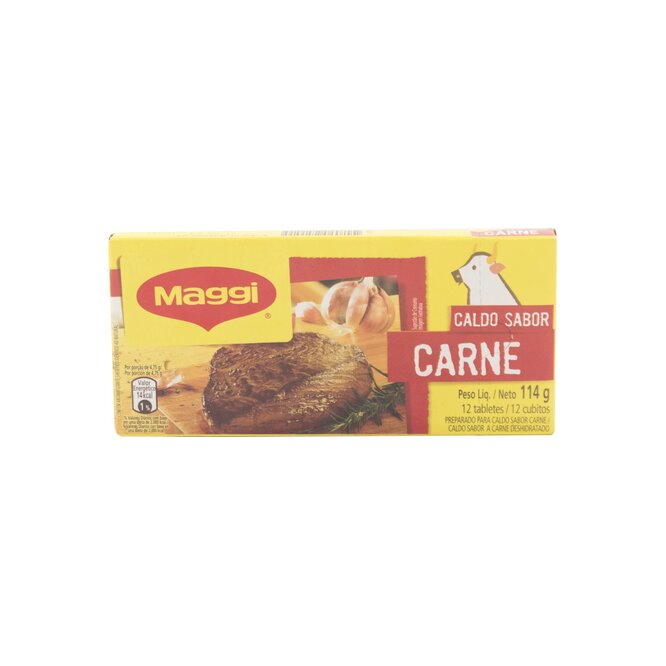 Caldo sabor carne Maggi 12 unidades