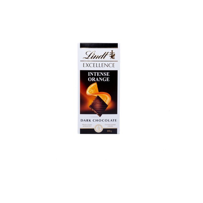 CHOCOL LINDT EXC TAB AMARG/NARANJ 100GR