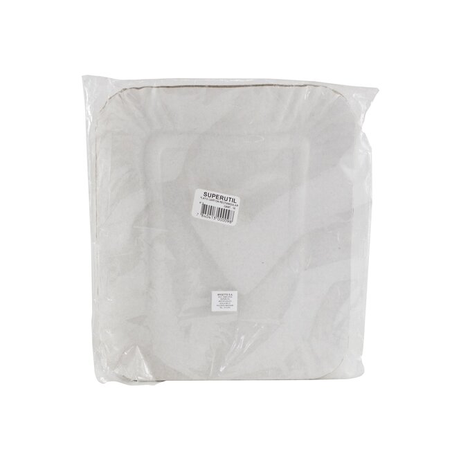 Plato de cartón rectangular Corinter 1 unidad