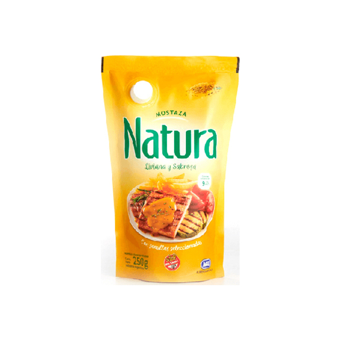 Mostaza en doypack Natura 250 gramos
