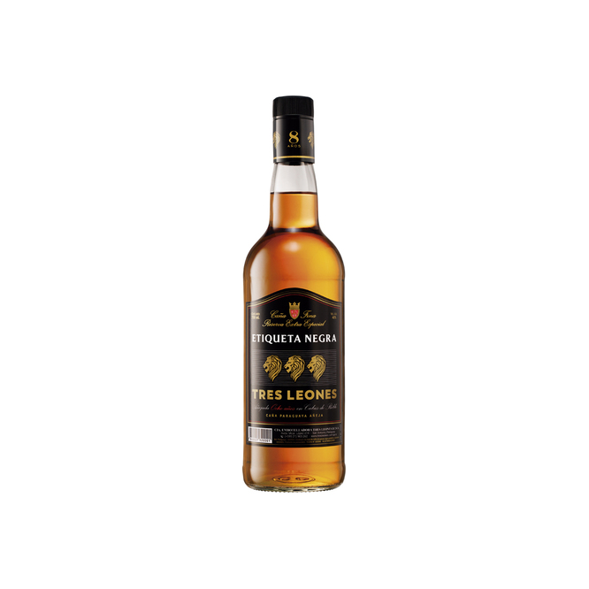 Caña botella descartable Tres leones 750 ml