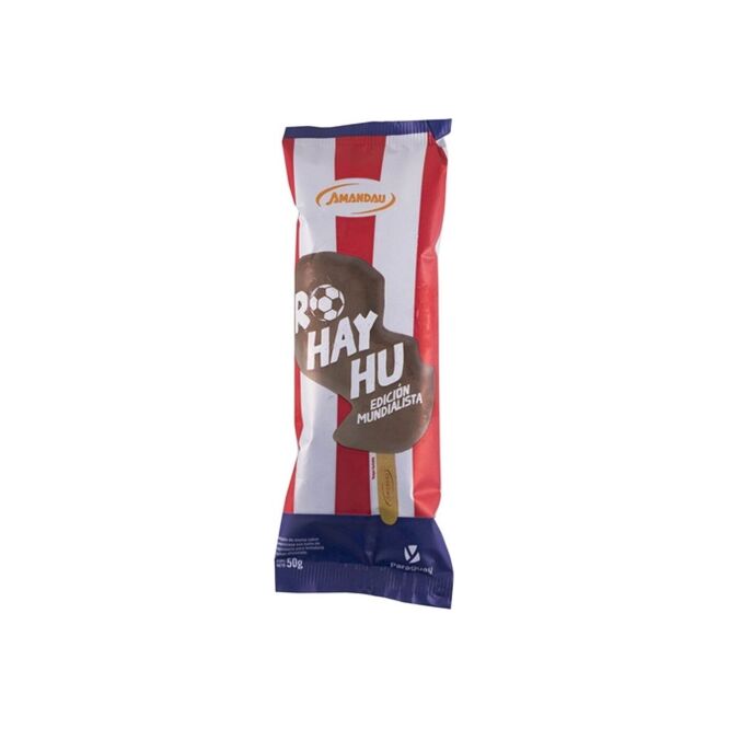 Helado Rohayhu de crema americana con chocolate Amandau 50 gramos