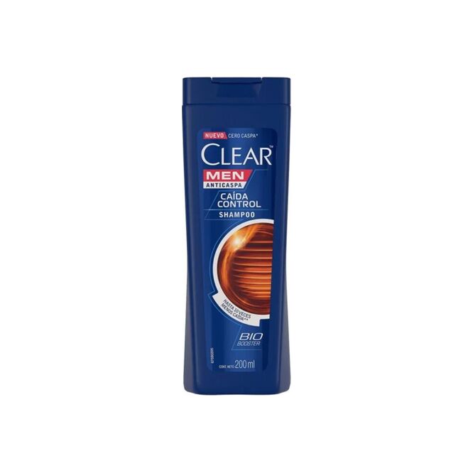 Shampoo anticaspa control caída Clear Men 200 ml