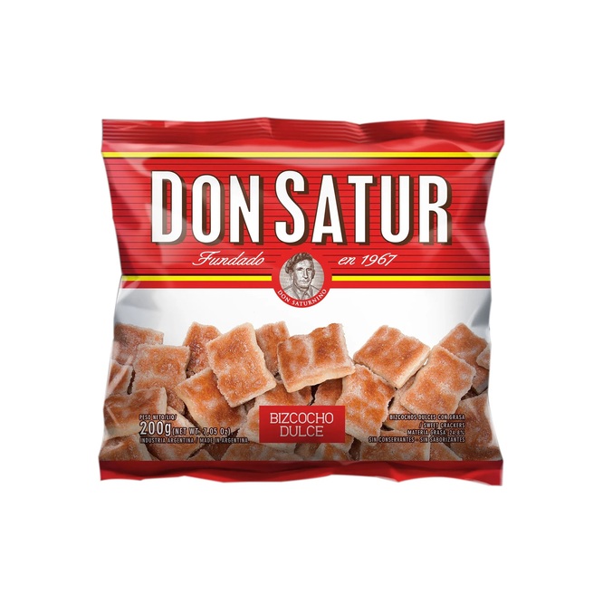 Bizcocho dulce Don Satur 200 gramos