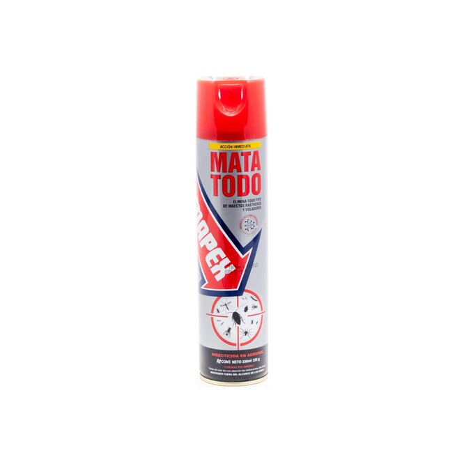 Insecticida matatodo en aerosol Mapex 330 ml