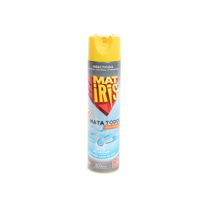Insecticida mata todo hogar base acuosa en aerosol Matiris 400 ml