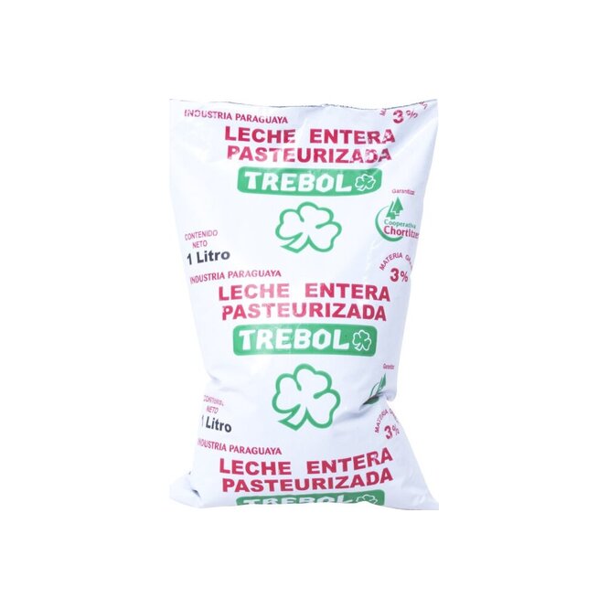 Leche entera en sachet Trébol 1 Litro