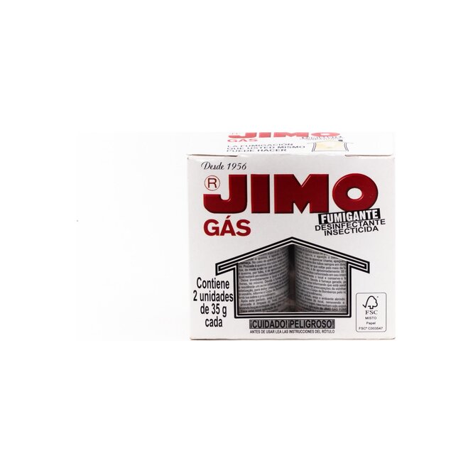 Gas fumigante en tubo Jimo 2 Unidades