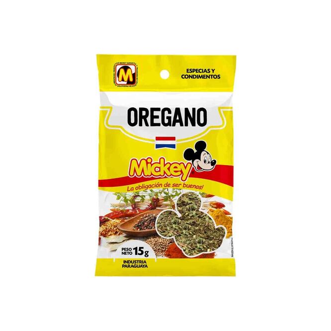 Orégano Mickey 15 gramos