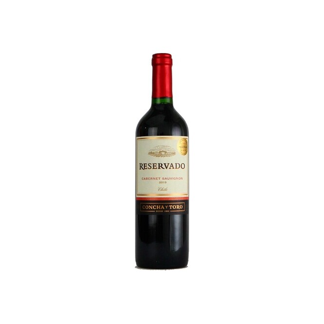 Vino tinto cabernet Sauvignon reservado Concha y Toro 750 ml