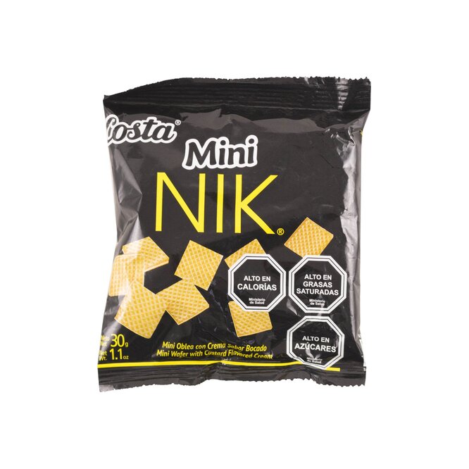 Galletitas mini oblea con crema Costa 30 gramos