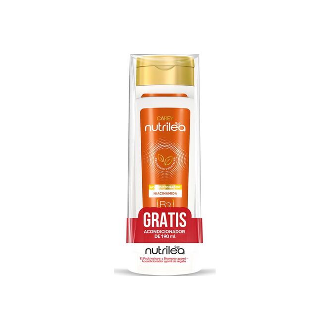 Pack Shampoo 340ML y Acondicionador 190ML con niacinamida Nutrilea