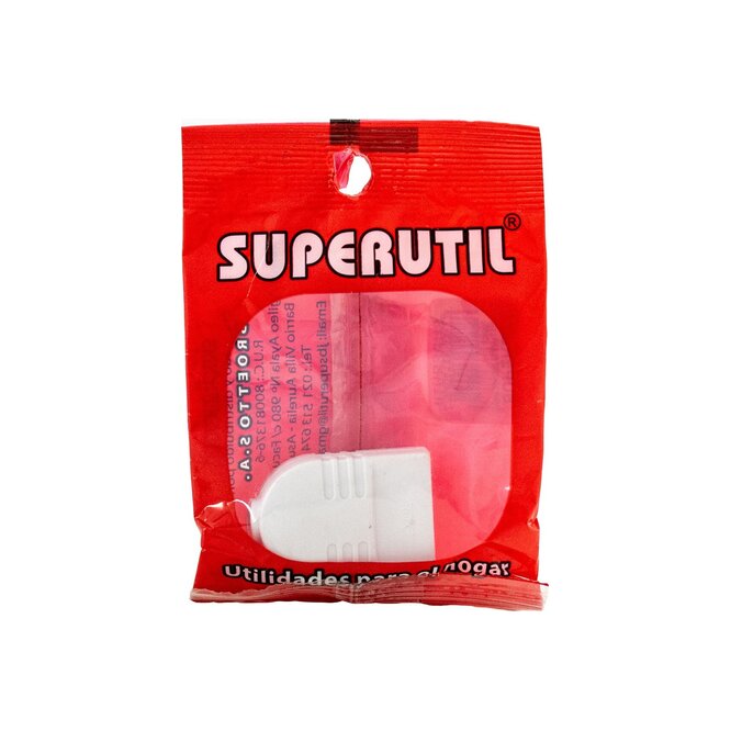 Ficha hembra en forma plana en paquete Superútil 1 unidad