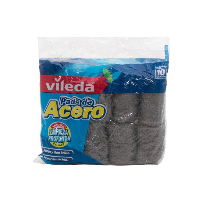 LANA DE ACERO ROLLITO VILEDA X 10 BLI