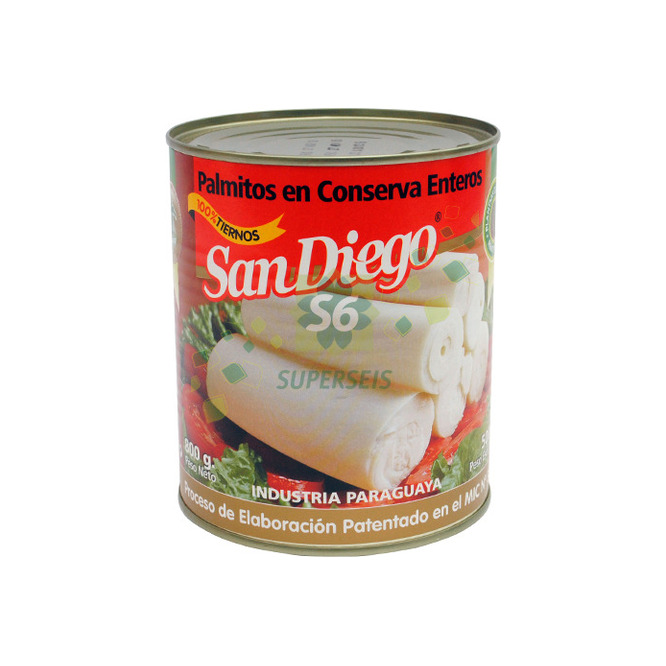 Palmitos en lata San Diego 500 gramos