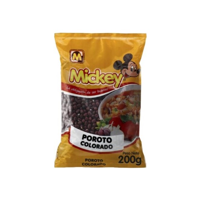Poroto colorado en bolsa Mickey 200 gramos