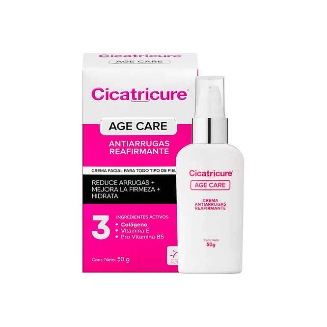 Crema facial antiarrugas reafirmante Cicatricure 50 gramos