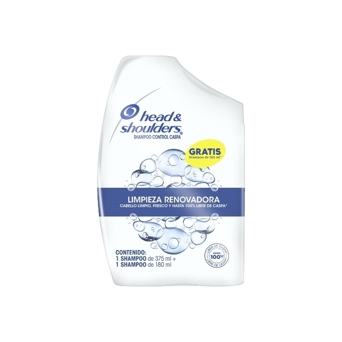 SHAMPOO LIMPIEZA RENOVADA 375ML GRATIS S